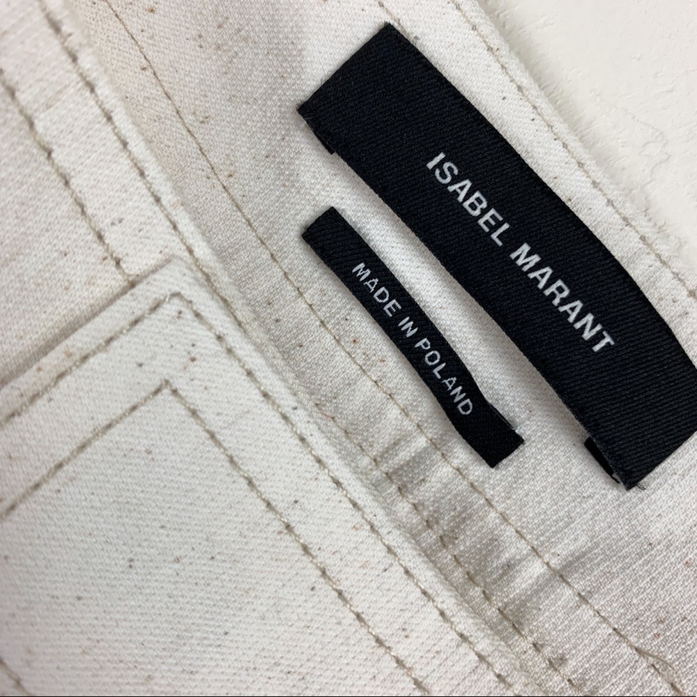 Isabel Marant Nyree High Waist Crop Flare Pants - Picture 7 of 13